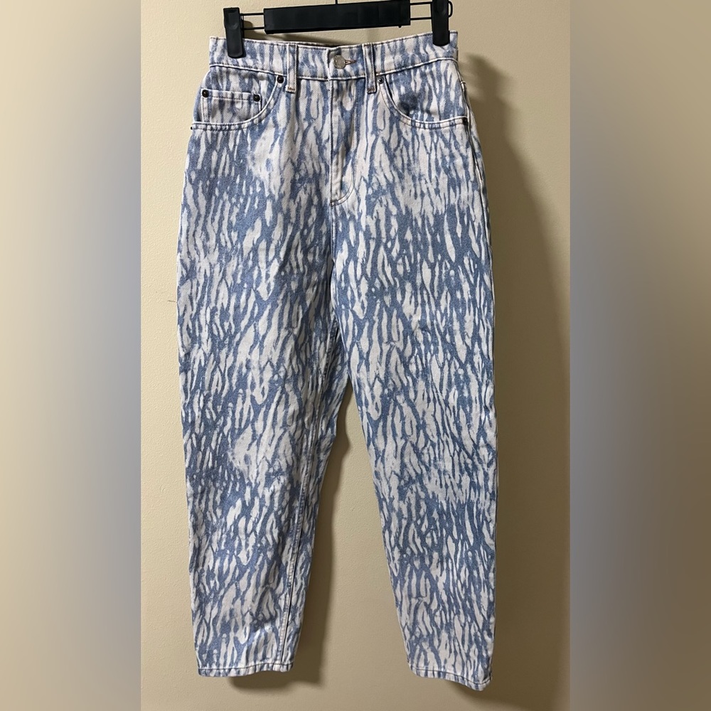 ASOS High Waisted Patterned Jeans